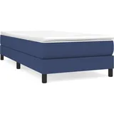 Boxspringbett Blau 90x200 cm Stoff - Blau