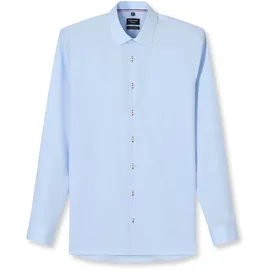 Olymp Langarmhemd Slim Fit Blau 42