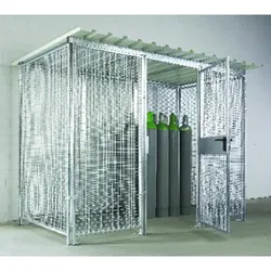 Gasflaschenlagerbox 3100x2100mm m. Dach