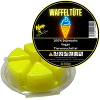 WonderWax Duftwachs WonderWax® Duftwachs Kreis 6 pcs Neon (Waffeltüte), Duftrichtung: Vanille Waffeltüte