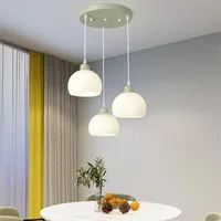 DHGIE Moderne LED Pendelleuchte 3 Flammig Rund Esstischlampe Wohnzimmerlampe Hängend Höhenverstellbar Esstischlampe Pendelleuchte Höhenverstellbar Esszimmerlampe Hängend (Color : NO1-B)