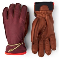 Hestra Wakayama 5-finger Handschuhe braun - 7