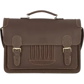 Mika Reed Aktentasche Leder 39 cm braun