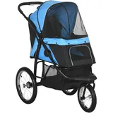 PawHut Hundebuggy 1-tlg bis 20 kg Blau