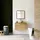 Tikamoon Waschtischunterschrank 80 x 55 cm Beige