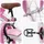 vidaXL Kinderfahrrad 18 Zoll RH 0 cm Hellrosa