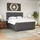 vidaXL Boxspringbett 180 x 200 cm Grau