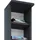 VCM CD-Regal Bigol 21 x 20 x 183 cm Schwarz