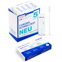Adeste – NEU 5 x 1er Corona Schnelltest für Zuhause COVID 19 Antigen Rapid Test Swab Selbsttest