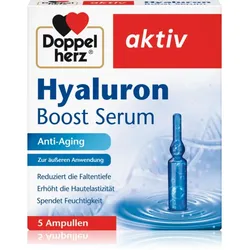 Doppelherz Hyaluron Anti-Aging stärkendes Serum mit Verjüngungs-Effekt 5 St.