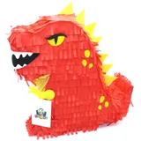 Nislai® Dinosaur Pinata | Ideal für die Drachen Dino Party | Pinata Geschenk | Pinata Geburtstag | Ninja Geburtstag Party | u. 43x34x10