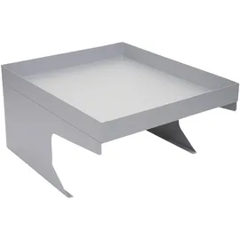 Proregal Mährobotergarage mit Pflanzkasten 37x60x70 cm Grau