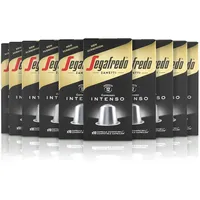 Segafredo Zanetti 100 Aluminiumkapseln kompatibel mit Nespresso®* Intenso Kaffee, vollmundig und anhaltend im Geschmack (10 Boxen mit je 10 Kapseln) - Geeignet für Nespresso Original Maschinen