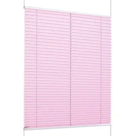 K-HOME Plissee Florida 60 x 210 cm rosa/weiß
