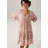 Aniston CASUAL Tunikakleid Fantasievolles Muster Braun/Orange/Pink/Rosa 48