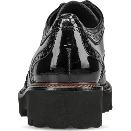 Gabor Schnürschuhe in schwarz - Gr.: 40,5