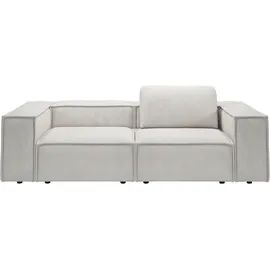 Home Affaire 2-Sitzer HOME AFFAIRE "Watertown, modernes Sofa 246 cm breit, auch in Feincord", weiß, B:246cm H:68cm T:98cm, 95% Polyester, 5% Nylon, Sofas, stilvolles Sofa für 2 Personen mit extra breiter Sitzfläche