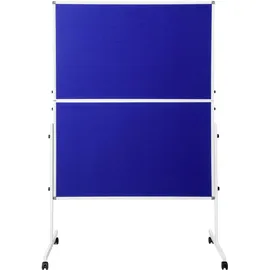 SpeaKa Professional Moderationstafel 125 x 185 cm Blau