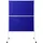 SpeaKa Professional Moderationstafel 125 x 185 cm Blau
