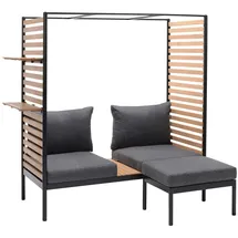 Skipton Loungeset schwarz