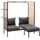 Skipton Loungeset schwarz