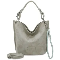 Fritzi aus Preußen Schultertasche Fritzi31N veganen Materialien Vintage Rock Grau Damen 