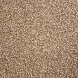 Beliani Sessel EVJE Bouclé 70 x 81 x 72 cm Sandbeige mit Kissen