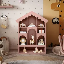 lookway Babyregal Babushka 90 x 119 x 39 cm Holz lackiert rosa