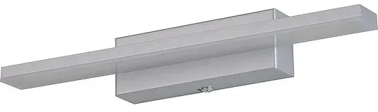 Wandleuchte LED 6,9W, 72LED verchromt, Beleuchtung einseitig - 330 x 30 x 13 mm