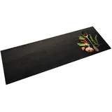 vidaXL Küchenteppich Waschbar Gewürze 60x180 cm Samt