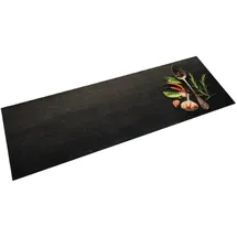 vidaXL Küchenteppich Waschbar Gewürze 60x180 cm Samt