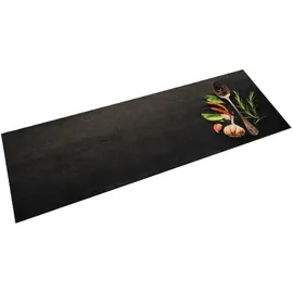 vidaXL Küchenteppich Waschbar Gewürze 60x180 cm Samt