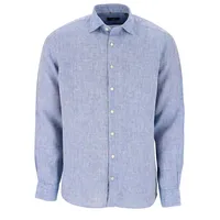 CINQUE Langarmhemd »CISTEVEN«, aus Leinen, blau