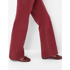 Brax Damen, Five-Pocket-Hose Style MAINE MULBERRY, denim dunkelrot, Gr. 40