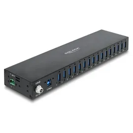 DeLock Industrie Hub 16 Port, USB-A