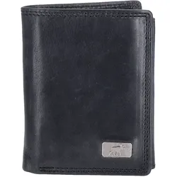 The Skandinavian Brand Herren Lederbörse hoch klein  Black