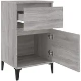 vidaXL Nachtschrank Grau Sonoma 40 x 35 x 70 cm Grau