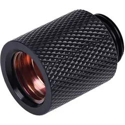 Alphacool 17221, Anpassung, Messing, Schwarz, Männlich, Weiblich, 1/4 Zoll