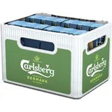 Carlsberg alkoholfreies Lager 0,0 Prozent Vol, alkoholfreies Bier Kasten Mehrweg 24x0,33l