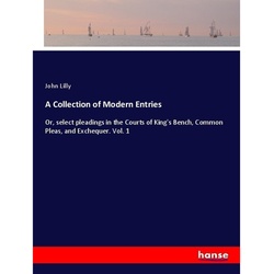 A Collection Of Modern Entries - John Lilly, Kartoniert (TB)