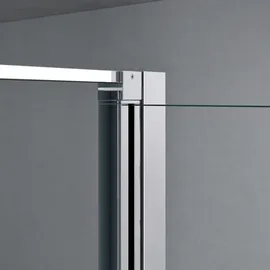 mai & mai Ravenna66UK Duschkabine U-Form 100 x 90 cm 100 cm x 195 cm transparent Klarglas
