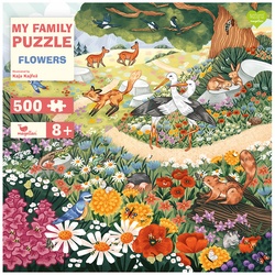 Puzzle MY FAMILY PUZZLE – FLOWERS 500-teilig