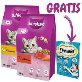 Whiskas 1+ mit Huhn 14 kg