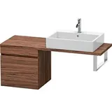 Duravit DuraStyle Waschtisch-Unterschrank DS532202121 50 x 47,8 cm, nussbaum dunkel, für Konsole, 1 Auszug