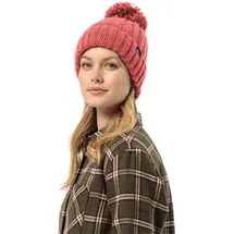 Jack Wolfskin Damen Highloft Knit W Beanie-Mütze, Red Coral, S EU