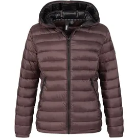 Lpo Steppjacke "GILMOUR MELVILLE VI Women", Damen, Gr. 36 (S), braun, 100% Polyester, figurbetont hüftbedeckend, mit innenliegendem Gummizug, Jacken Steppjacke, auch in Großen Größen erhältlich