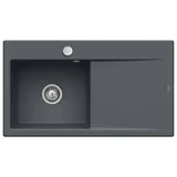 Villeroy & Boch Subway Style 50 links graphite + Excenterbetätigung + Lochbohrung 1