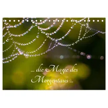 Calvendo ... die Magie des Morgentaus ... (Tischkalender 2026 DIN A5 quer), CALVENDO Monatskalender: Makrofotografie von Tau am Morgen in seinen unterschiedlichen Erscheinungen (CALVENDO Natur)