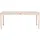 VCM Gartentisch 90 x 180 x 75 cm Braun