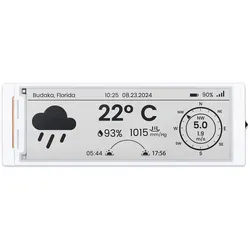 Elecrow CrowPanel E-Paper HMI Display, 5.79 Zoll, 272x792 Auflösung, ESP32-S3, SPI, Schwarz-Weiß